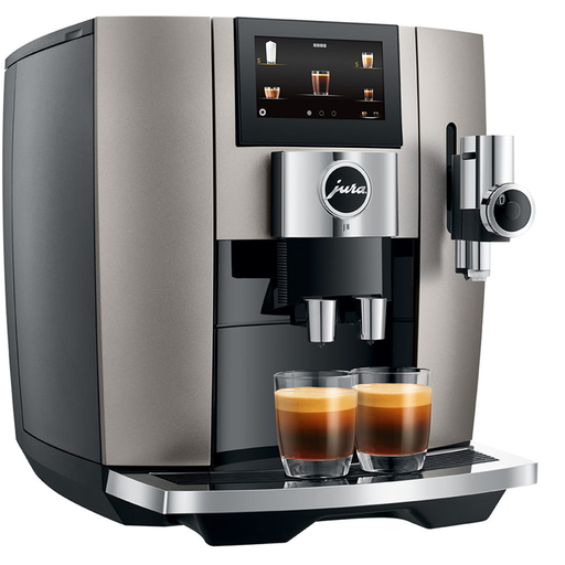 15210 by Jura - Automatic Coffee Machine, S8, Moonlight Silver