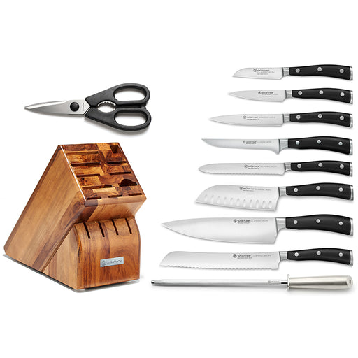 Messermeister Acacia Magnetic Knife Block