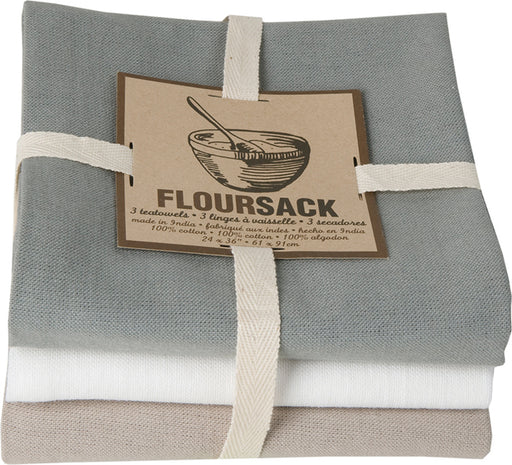 Now Designs Barmop Towels - London Grey - Set of 3