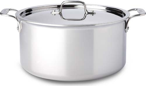 All-Clad D3 Stainless Steel Anniversary Casserole, 4 qt., Stainless Steel