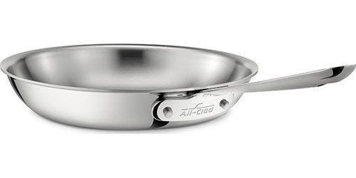 All-Clad RNAB00YCH235C all-clad 410810 nsr2 stainless steel dishwasher safe  oven safe pfoa-free nonstick 8-inch and 10-inch fry pan set, 2-piece, si