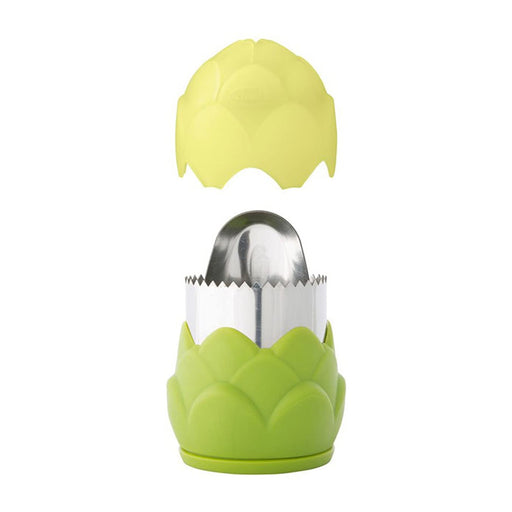 Chef'n GarlicZoom Garlic Chopper, Small, Arugula