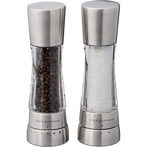  COLE & MASON Derwent Pepper Grinder - Stainless Steel Mill  Includes Gourmet Precision Mechanism and Premium Peppercorns : Tools & Home  Improvement