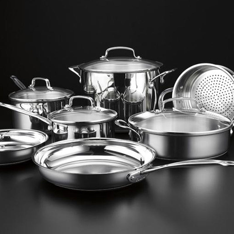 Cuisinart Chef S Classic 11 Piece Stainless Steel Cookware Set — Kitchenkapers