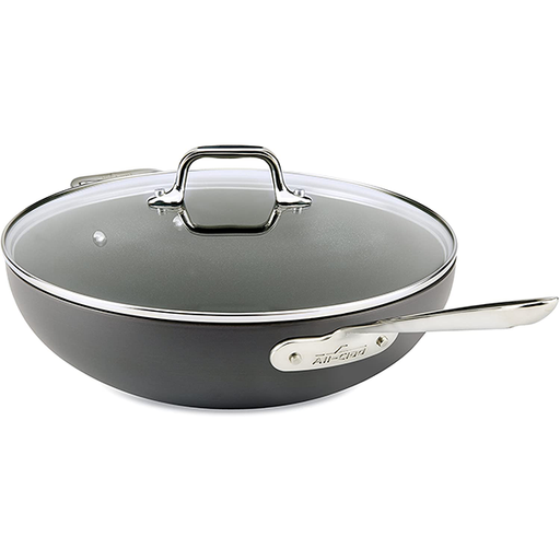 All-Clad 12” Round Grill Pan Non Stick Low Wall Griddle Skillet