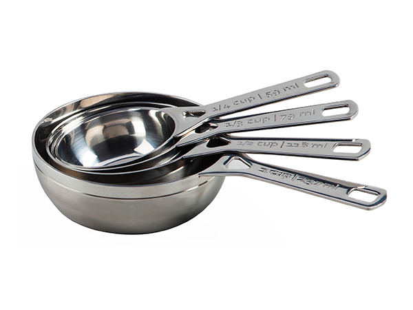 Le Creuset Steel Measuring Cup Set — KitchenKapers