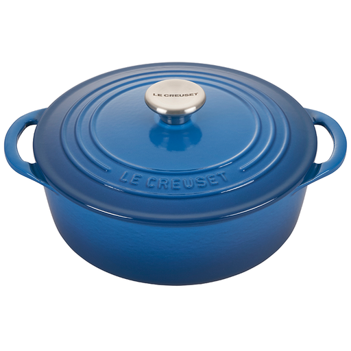 Le Creuset 9 3/4 Signature Deep Round Grill Pan - Marseille – Chef's  Arsenal
