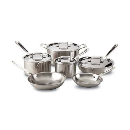 All-clad D3 Stainless Cookware Set Professional Grade, 14-Piece with A –  Capital Cookware