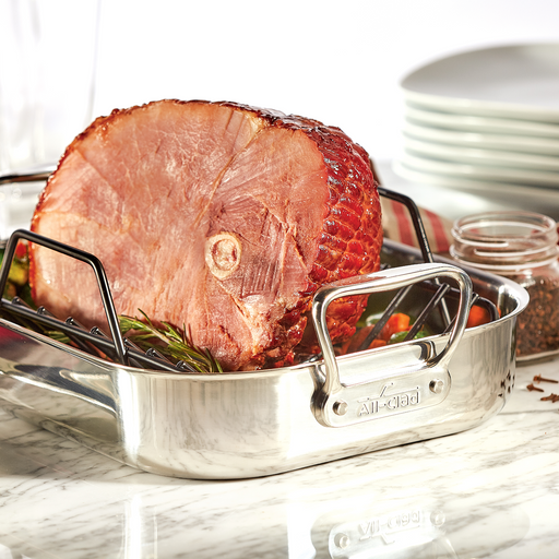 All-Clad Stainless-Steel Flared Roasting Pans