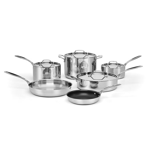 Mauviel M'heritage M'150s Copper and Stainless Steel 14 Piece Set -  Stainless Steel Handles — KitchenKapers