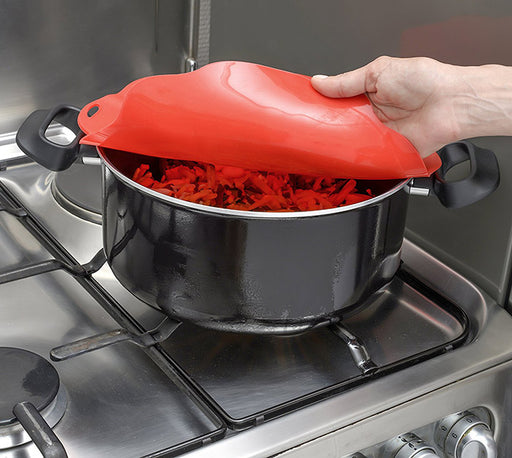 OXO 1148405 Good Grips® Red Silicone Pot Holder with Magnet