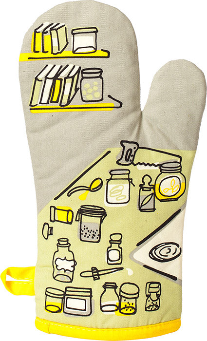  Blue Q Oven Mitt, The Food Has Weed in It, Super-Insulated  Quilting, Natural-Fitting Shape, 100% Cotton, 1 mitt : Home & Kitchen