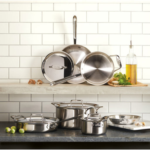 All-Clad D3 Stainless Steel Cookware Set · 10 Piece Set