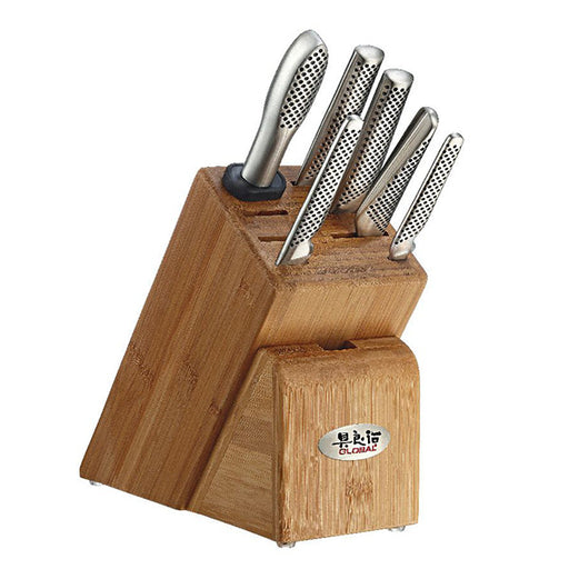 SMEG 7-Piece Knife Block Set in Black – CHROME