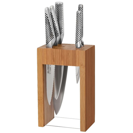 SMEG Knife Block and Knives, Black — etúHOME