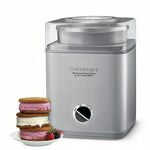 Cuisinart ICE-70CRM 2-Quart Cool Creations Ice Cream, Frozen Yogurt, Gelato  and Sorbet Maker, LCD Screen with Countdown Timer, Makes Frozen Treats in