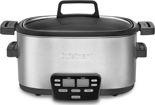 Crock-Pot® 7-Quart Easy-to-Clean Cook & Carry® Slow Cooker, Black Stainless  Steel