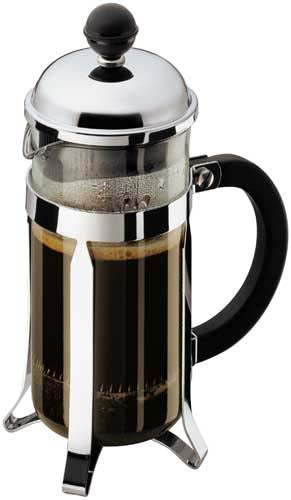 Bodum Columbia French Press Coffee Maker, Stainless Steel, Thermal, Double  Wall (EXCLUSIVE Bamboo Stirring Paddle Set)