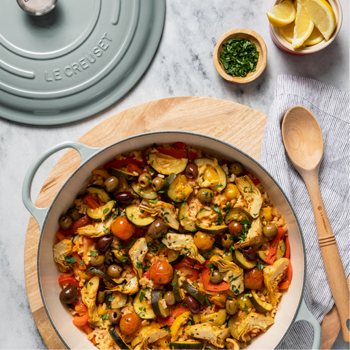 Le Creuset 10.25 Signature Skillet - Sea Salt