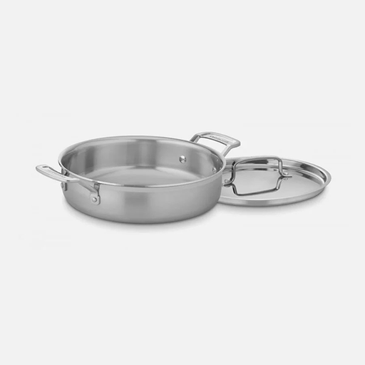 Cuisinart Classic MutliClad Pro 8qt Stainless Steel Tri-Ply Stockpot with  Cover MCP66-24N - Silver