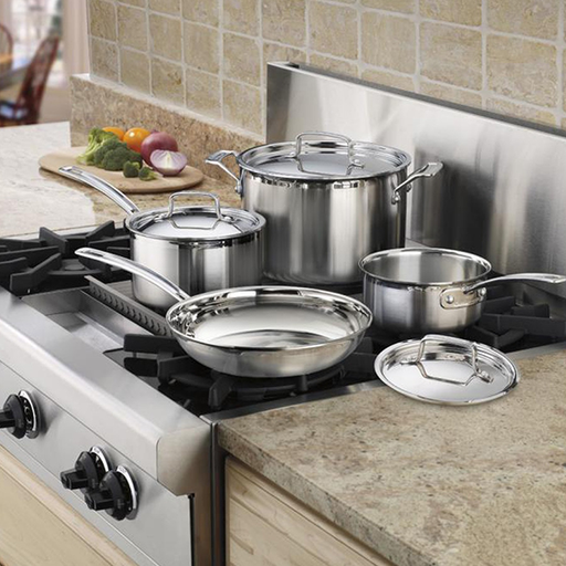Cuisinart MCP-12N MultiClad Pro Stainless Steel 12-Piece Cookware