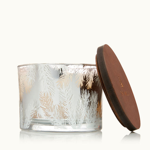 Frasier Fir Candles 6.5oz Glass w Pine Needle Design - Digs N Gifts