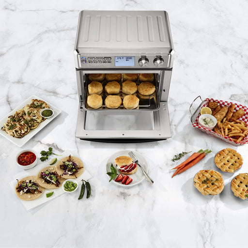  Cuisinart TOA-26 Compact AirFryer/Convection Toaster Oven  Stainless Steel Bundle with 1 YR CPS Enhanced Protection Pack: Home &  Kitchen