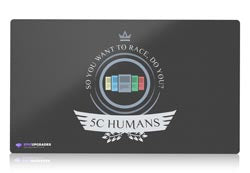 Five color 5c humans magic the gathering mtg playmat