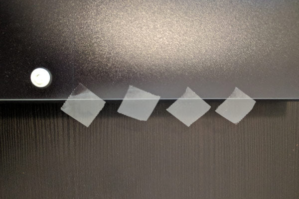 epic upgrades blog post - four small pieces of tape
