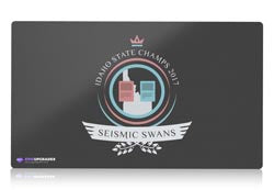 seismic swans magic the gathering mtg playmat