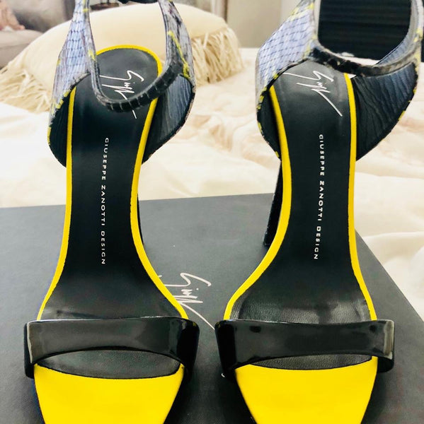 yellow giuseppe heels