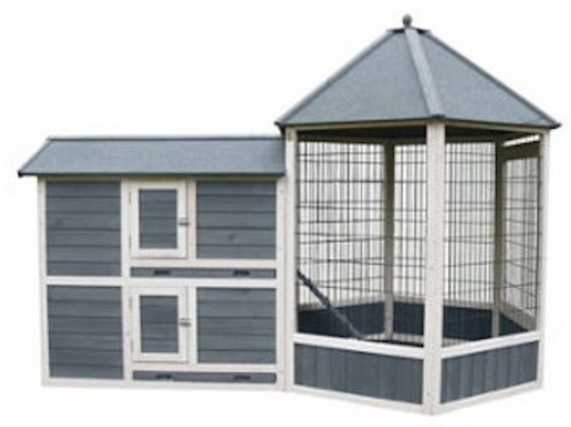 Advantek Solarium Chicken Coop Slate Blue