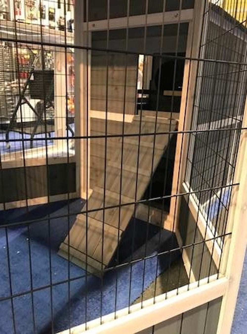 Advantek Solarium Chicken Coop Slate Blue