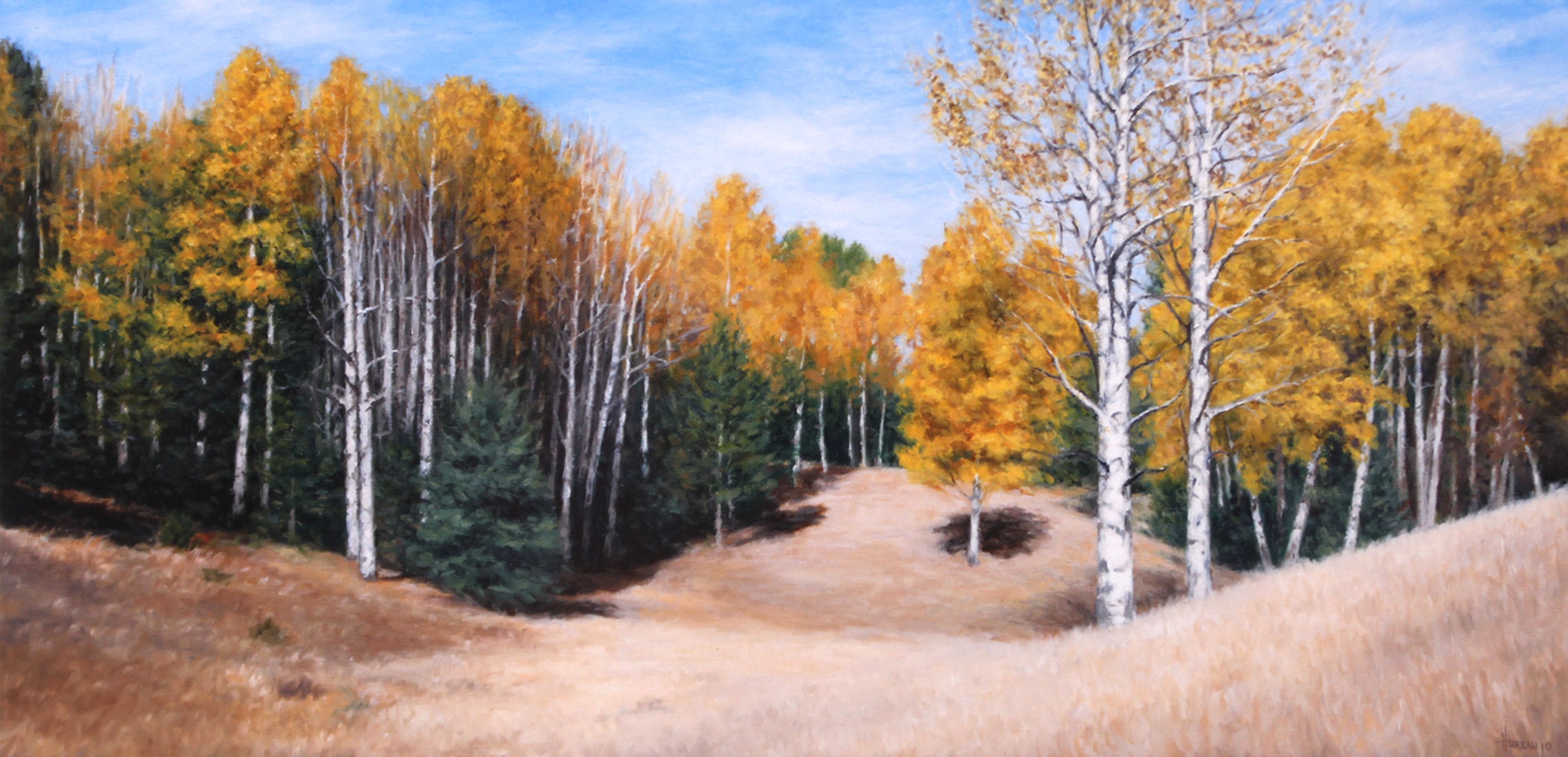 "Aspen Ridge" Print by Christopher Hureau