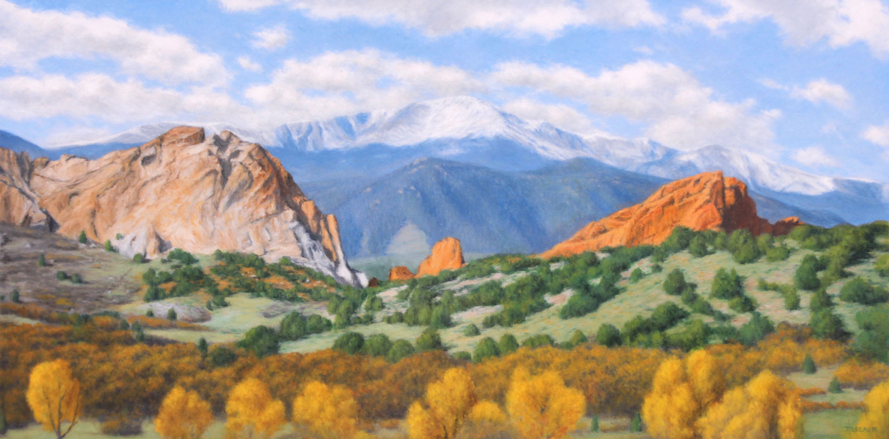 "Autumn Splendor at Garden of the Gods" Print by Christopher Hureau