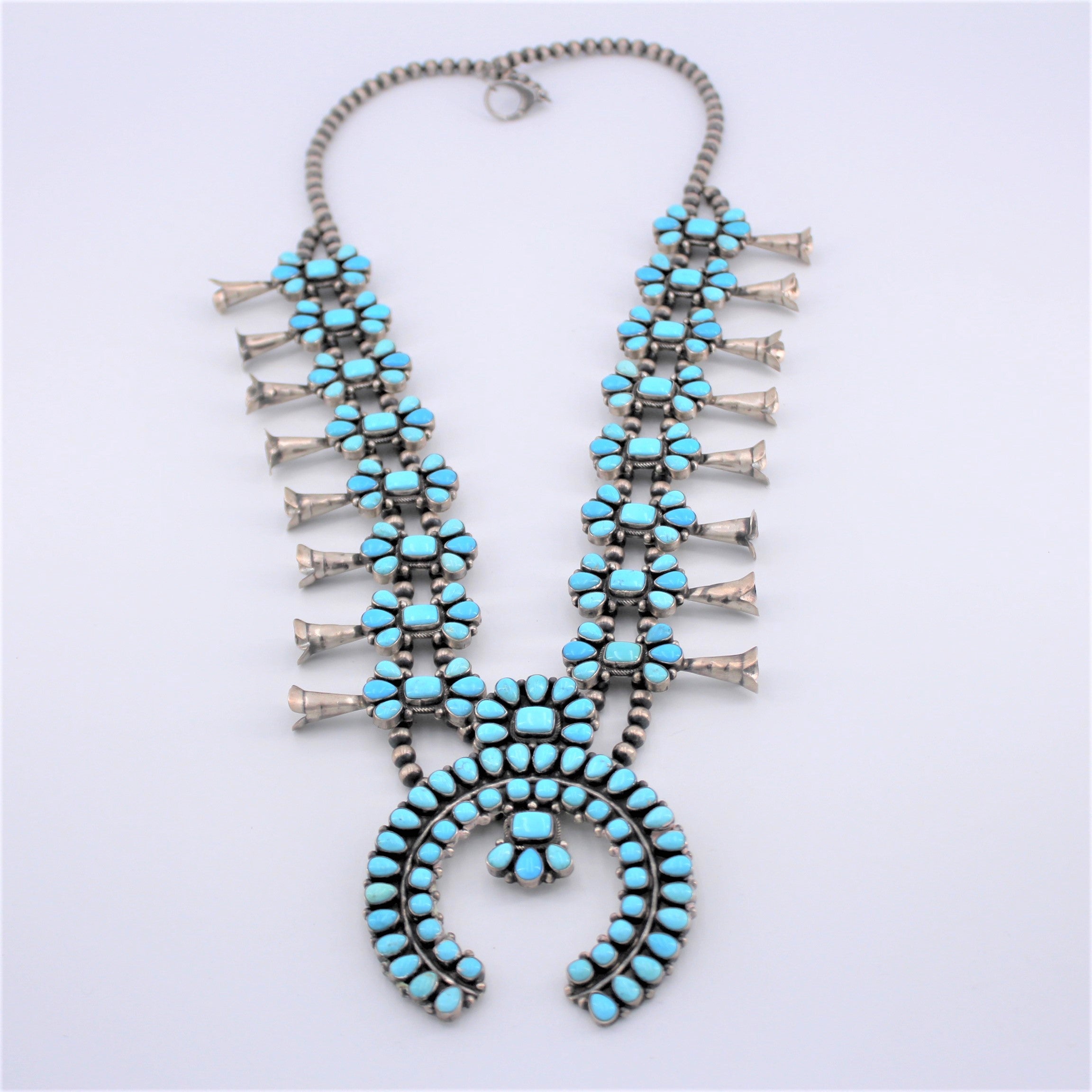 Zuni Squash Blossom Necklace