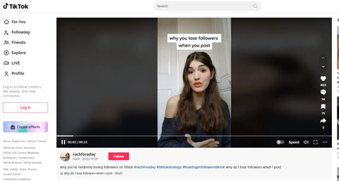 Losing Followers on TikTok