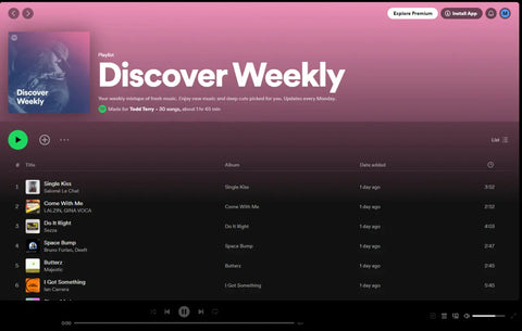 Spotify Discover Weekly