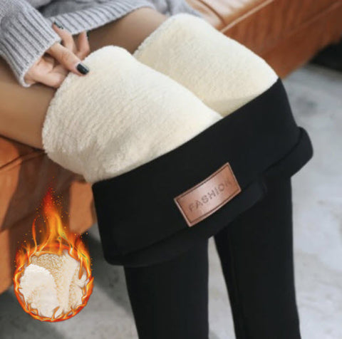 High waist warm fleece-lined leggings – The Fleece Tights