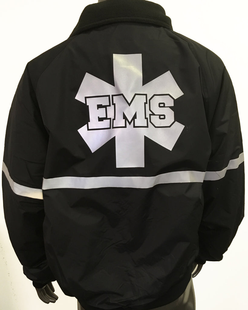 NEW custom printed jacket with 3M reflective EMS REFLECTIVE JACKET Sta – Your Fan Prints