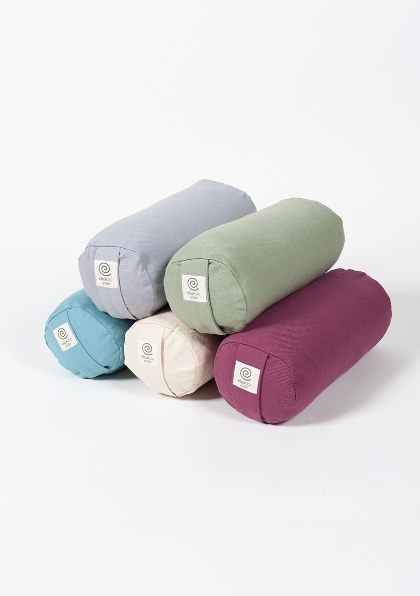 Buy Organic Cotton Mini Yoga Bolster - Pack of 4, Yoga Bolsters