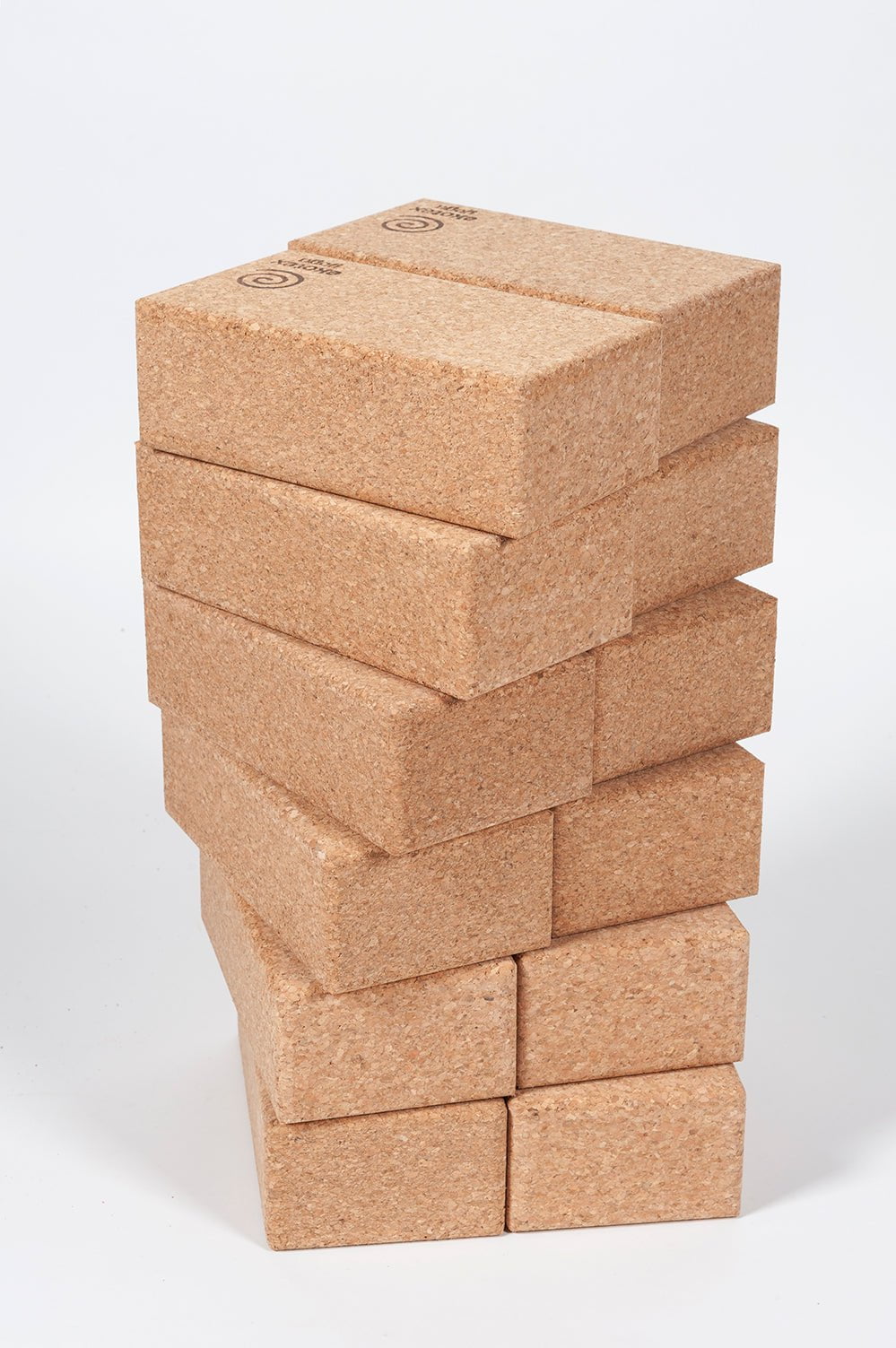 1 Pack Cork Yoga Blocks - Natural and Sustainable Cork Yoga Brick for  Supporting Yoga Poses