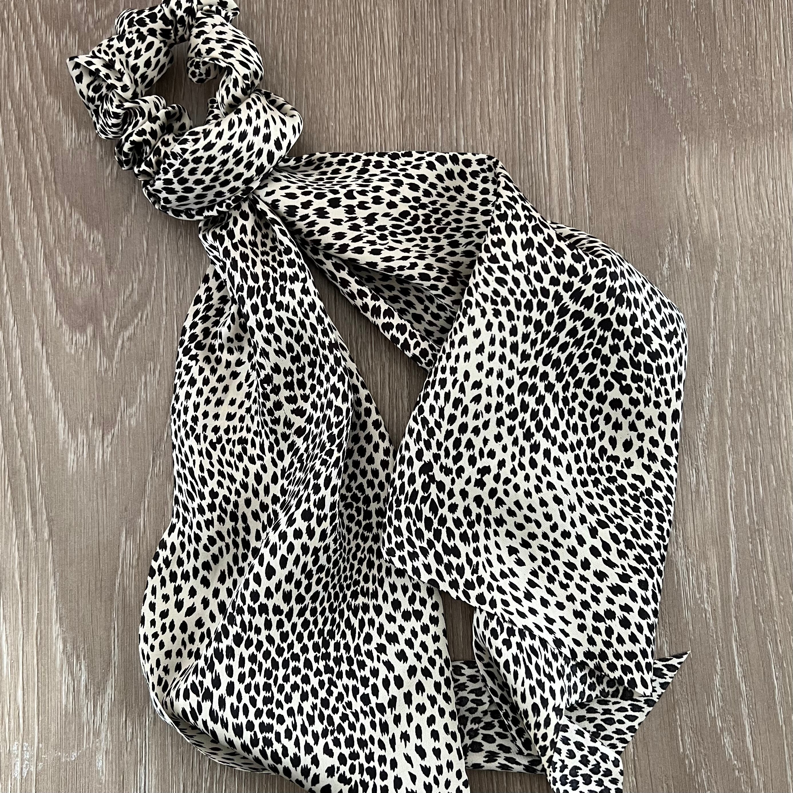 Cheetah Scrunchie with Tails