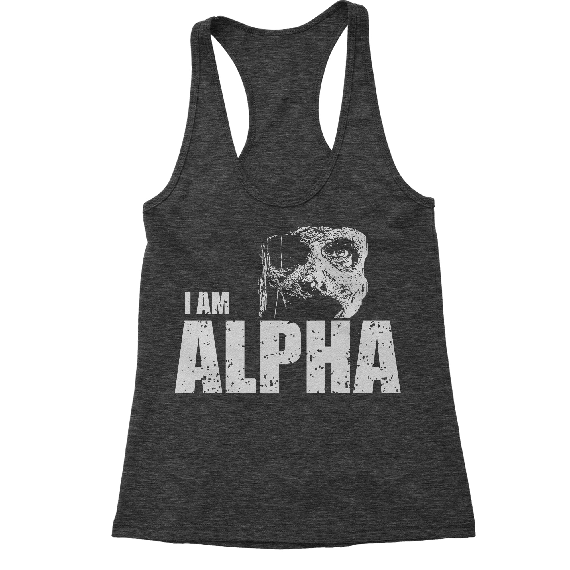I Am Alpha Walking Women's Racerback Tank