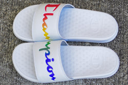 champion slides with words