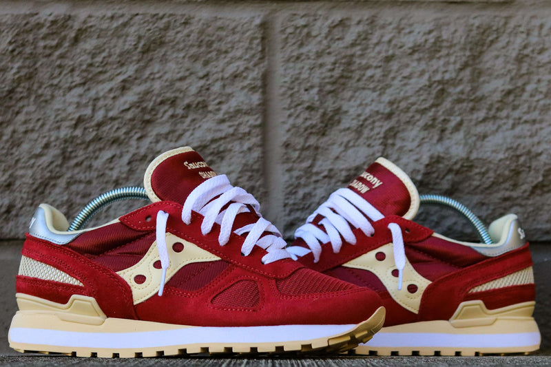 saucony shadow original red sand