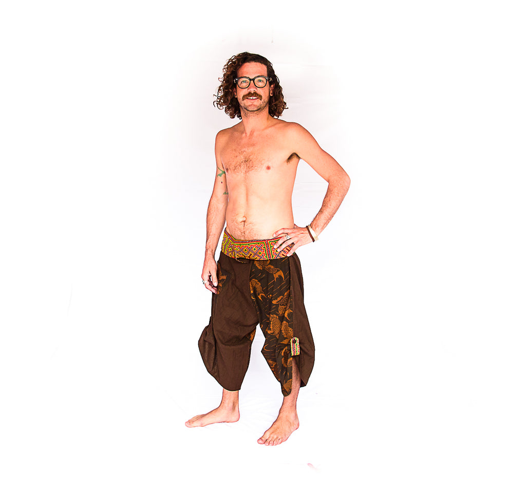 Samurai Fisherman Shorts in Brown Coy – The High Thai