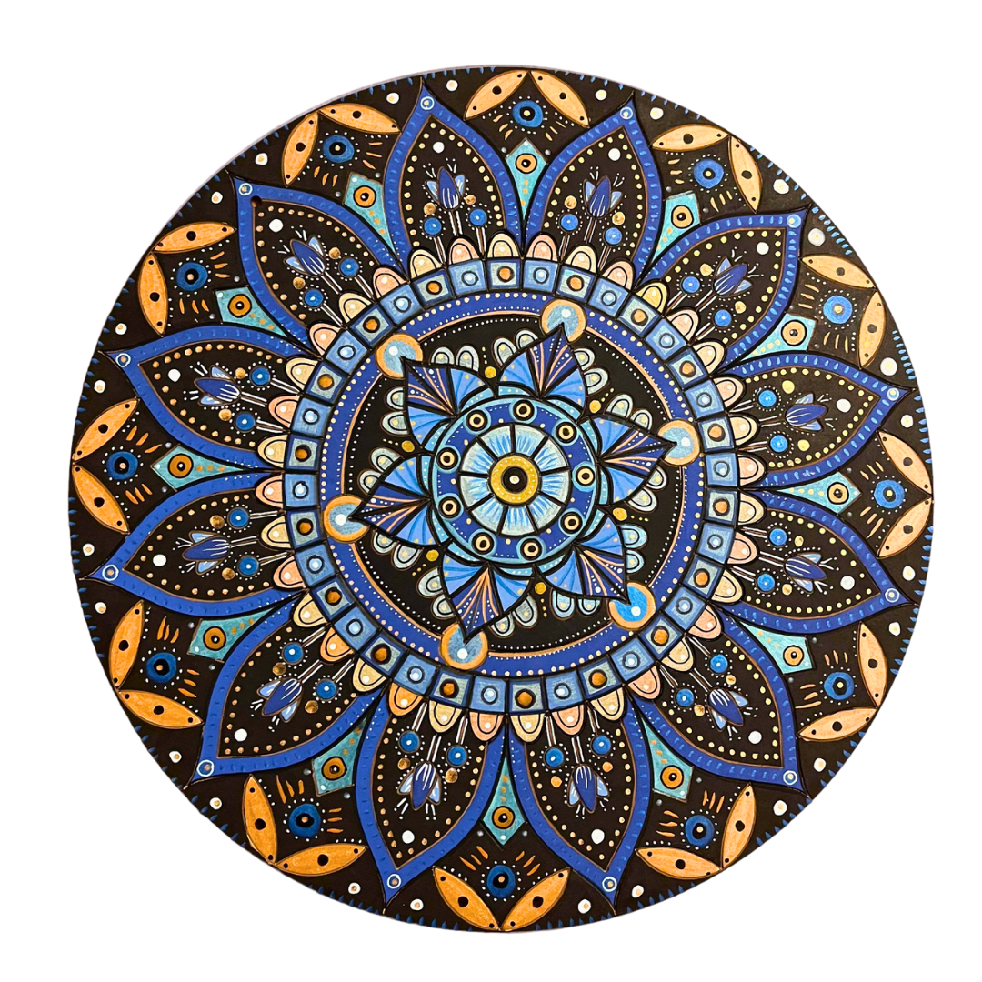 Life of Colour Mandala Painting Kit - The Beach (Wildflowers)