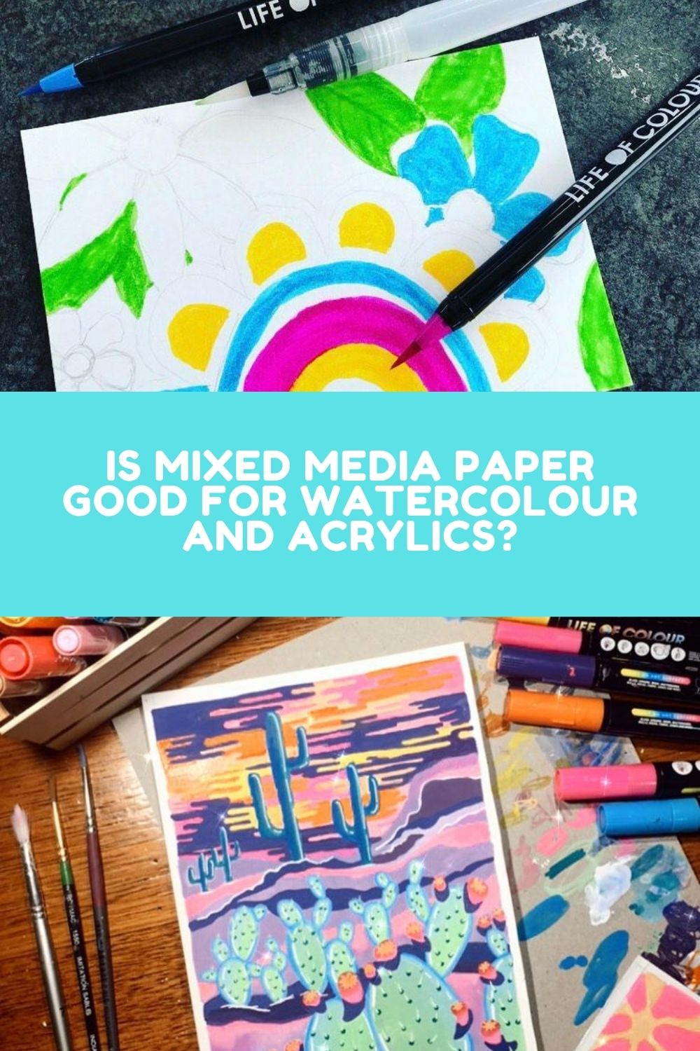 Best Paper for Acrylic Markers  Testing out 10 Paper/Sketchbooks 