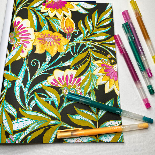 4 Gel Pen Techniques to Use in Your Adult Coloring Books